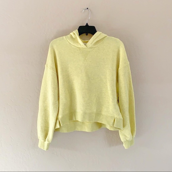Madewell Tops - Madewell MWL Airyterry Pullover Yellow Sweatshirt